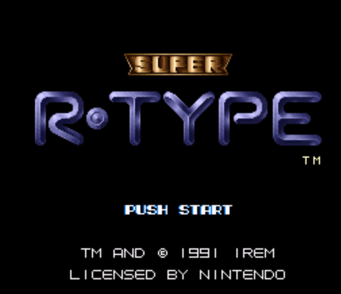 Super R Type Title Screen
